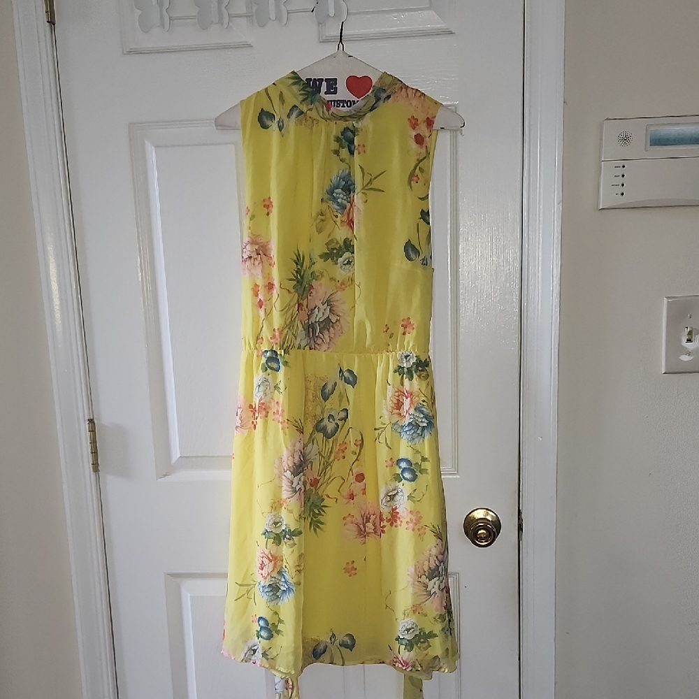 New York & Company Sunny Yellow Dress